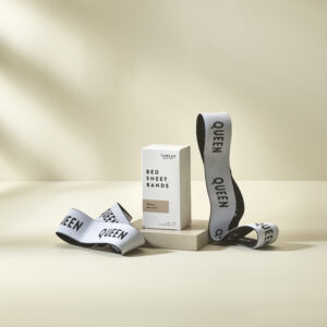 Thread Design <br> Bed Sheet Bands Set Of 2 - Queen