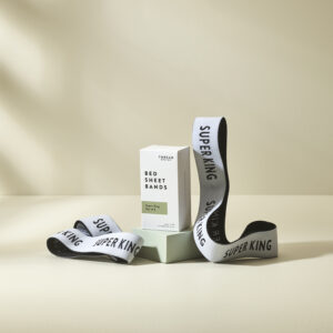 Thread Design <br> Bed Sheet Bands Set Of 2 - Super King